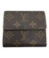 LOUIS VUITTON (ルイ ヴィトン) ポルトモネ・ビエ・カルトクレディ ブラウン：12800円