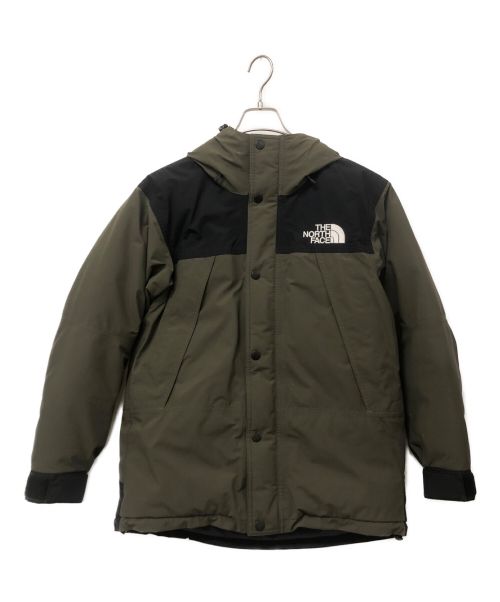 THE NORTH FACE（ザ ノース フェイス）THE NORTH FACE (ザ ノース フェイス) マウンテンダウンジャケット カーキ×ブラック サイズ:Sの古着・服飾アイテム