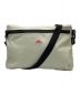 DANTON（ダントン）の古着「CORDURA CANVAS SHOULDER POUCH」｜ベージュ×ブラック