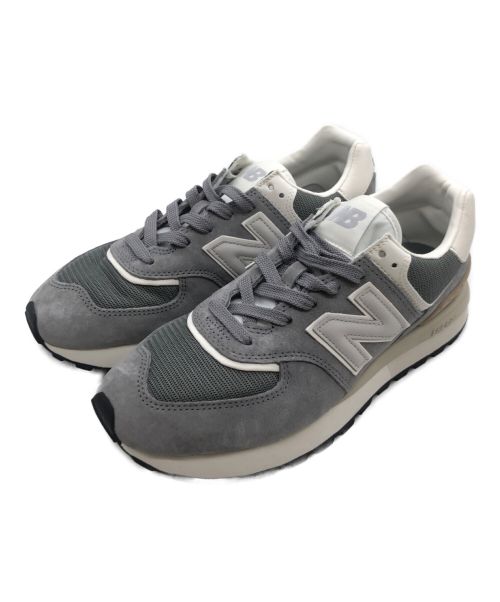 NEW BALANCE（ニューバランス）NEW BALANCE (ニューバランス) スニーカー グレー×ブラウン サイズ:25.5の古着・服飾アイテム