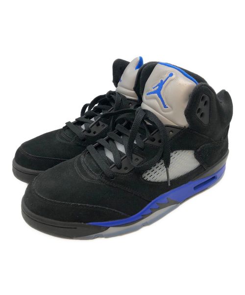 NIKE（ナイキ）NIKE (ナイキ) AIR JORDAN 5 RETRO ブラック×ブルー サイズ:29cmの古着・服飾アイテム