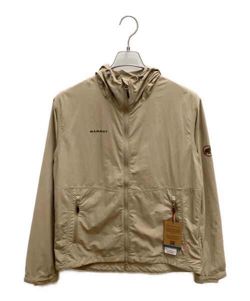 MAMMUT（マムート）MAMMUT (マムート) Hiking WB Hooded Jacket(ハイキング ウィンドブレーカー フーデッド ジャケット アジアンフィット) ベージュ サイズ:SIZE XL 未使用品の古着・服飾アイテム