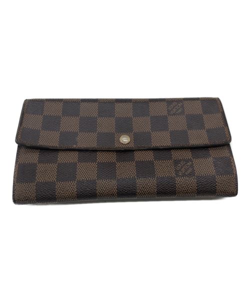 LOUIS VUITTON（ルイ ヴィトン）LOUIS VUITTON (ルイ ヴィトン) ポルトフォイユ・サラ ブラウンの古着・服飾アイテム