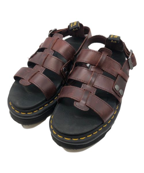 Dr.Martens（ドクターマーチン）Dr.Martens (ドクターマーチン) フィッシャーマンサンダル ブラウン×ブラック サイズ:UK4の古着・服飾アイテム