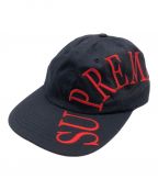 SUPREMEシュプリーム）の古着「Side Arc 6-Panel」｜ネイビー×レッド