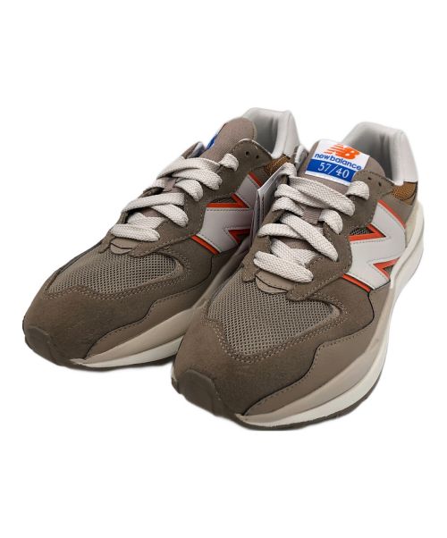 NEW BALANCE（ニューバランス）NEW BALANCE (ニューバランス) スニーカー 5740 ブラウン×ホワイト サイズ:27 未使用品の古着・服飾アイテム