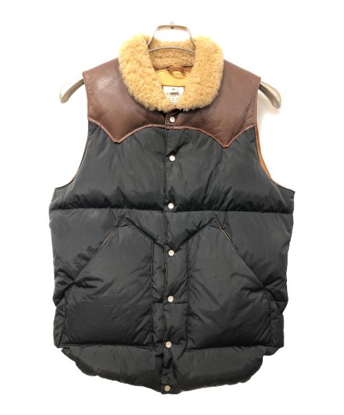 RockyMountainFeatherBed（ロッキーマウンテンフェザーベッド）RockyMountainFeatherBed (ロッキーマウンテンフェザーベッド) CHRISTY VEST ブラック×ブラウン サイズ:36の古着・服飾アイテム