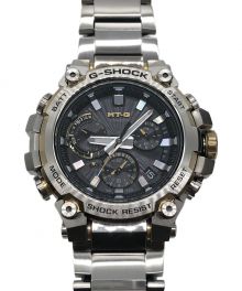 CASIO（カシオ）の古着「G-SHOCK G-STEEL Bluetooth搭載ソーラー電波時計」｜ブラック×ゴールド