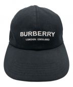 BURBERRY LONDONバーバリーロンドン）の古着「エンブロイダリーロゴキャップ」｜ブラック