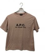 A.P.C.アーペーセー）の古着「ロゴカットソー BEAMS LIGHTS別注」｜ベージュ