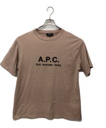 A.P.C.（アーペーセー）の古着「ロゴカットソー BEAMS LIGHTS別注」｜ベージュ