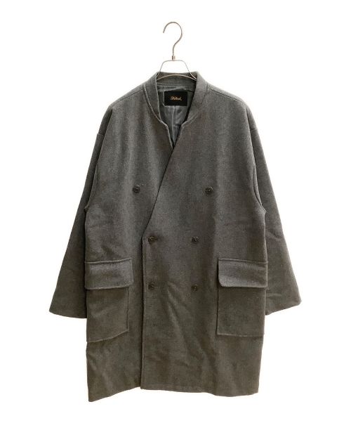 HIBECK（ハイベック）HIBECK (ハイベック) ウール混コート グレー サイズ:SIZE Mの古着・服飾アイテム