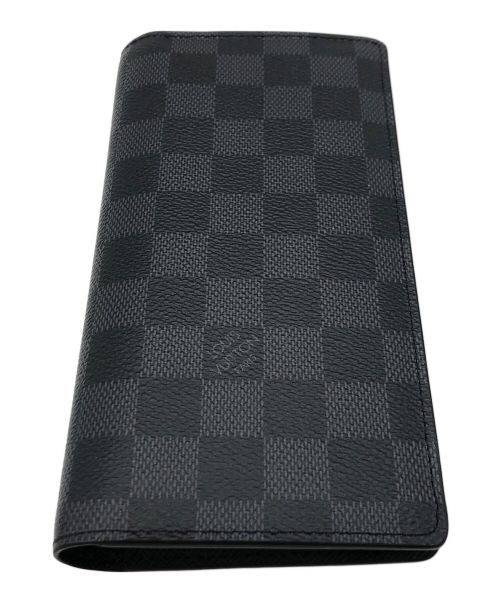 LOUIS VUITTON（ルイ ヴィトン）LOUIS VUITTON (ルイ ヴィトン) ポルトフォイユ ブラザ ブラック×グレーの古着・服飾アイテム