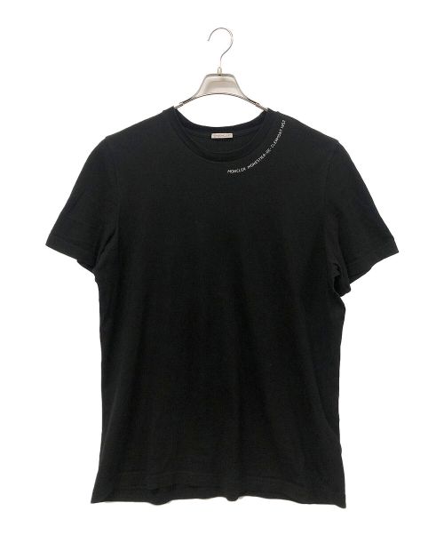 MONCLER（モンクレール）MONCLER (モンクレール) 半袖ロゴカットソー ブラック サイズ:Lの古着・服飾アイテム