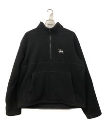 stussy（ステューシー）の古着「Half Zip Mock Neck」｜ブラック