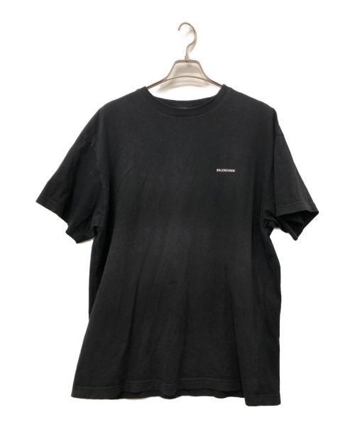 BALENCIAGA（バレンシアガ）BALENCIAGA (バレンシアガ) ロゴカットソー ブラック サイズ:Lの古着・服飾アイテム