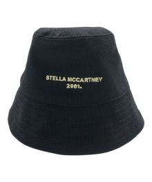 STELLA McCARTNEY（ステラマッカートニー）の古着「リバーシブルエンブロイダリーバケットハット」｜ブラック