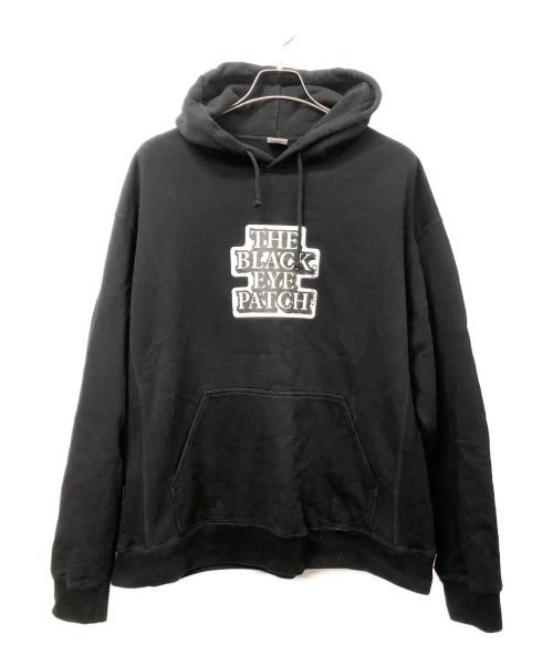 BlackEyePatch（ブラックアイパッチ）BlackEyePatch (ブラックアイパッチ) OG LABEL HOODIE ブラック サイズ:XLの古着・服飾アイテム