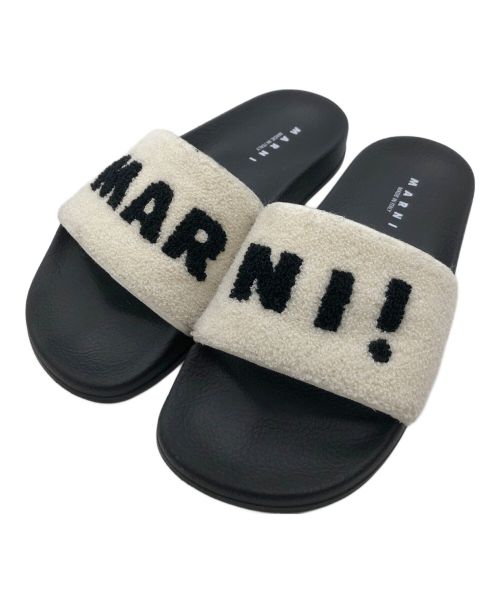 MARNI（マルニ）MARNI (マルニ) シャワーサンダル ブラック×ホワイト サイズ:SIZE 37の古着・服飾アイテム