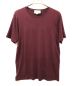 GUCCI（グッチ）の古着「Tonal Brand Logo Tee」｜ワインレッド