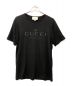 GUCCI（グッチ）の古着「Tonal Brand Logo Tee」｜ブラック