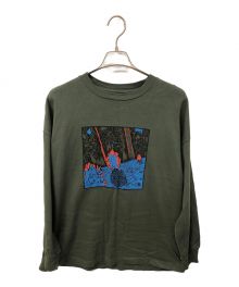 THE NORTHFACE PURPLELABEL（ザ・ノースフェイス パープルレーベル）の古着「8oz L/S Graphic Tee」｜グリーン