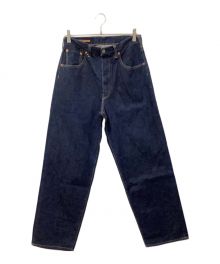 SCYEBASICS（サイベーシックス）の古着「Selvedge Denim Wide Leg Jeans」｜インディゴ