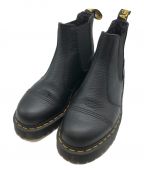 Dr.Martensドクターマーチン）の古着「Bex Faux Fur-Lined Platform Chelsea Boot」｜ブラック