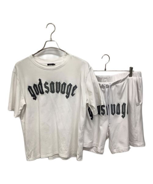 godsavage（ゴッドサヴェージ）godsavage (ゴッドサヴェージ) セットアップジャージ ホワイト サイズ:SIZE XLの古着・服飾アイテム