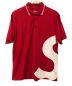 SUPREME（シュプリーム）の古着「S Logo Polo」｜レッド×ホワイト