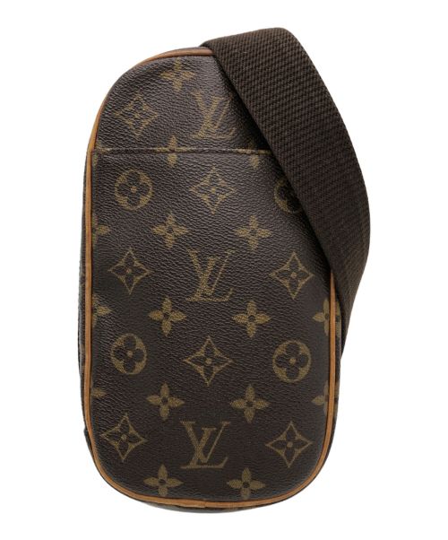 LOUIS VUITTON（ルイ ヴィトン）LOUIS VUITTON (ルイ ヴィトン) ポシェットガンジュ ブラウンの古着・服飾アイテム