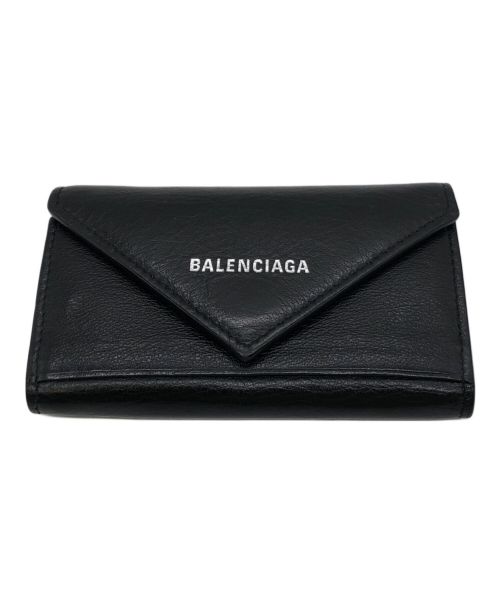 BALENCIAGA（バレンシアガ）BALENCIAGA (バレンシアガ) 6連キーケース ペーパー ブラックの古着・服飾アイテム