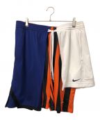 NikeLabナイキラボ）の古着「REMIXED B-BALL SHORTS」｜オレンジ×パープル