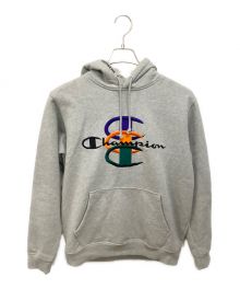 Champion×SUPREME（チャンピオン×シュプリーム）の古着「Champion Stacked C Hooded Sweatshirt」｜グレー