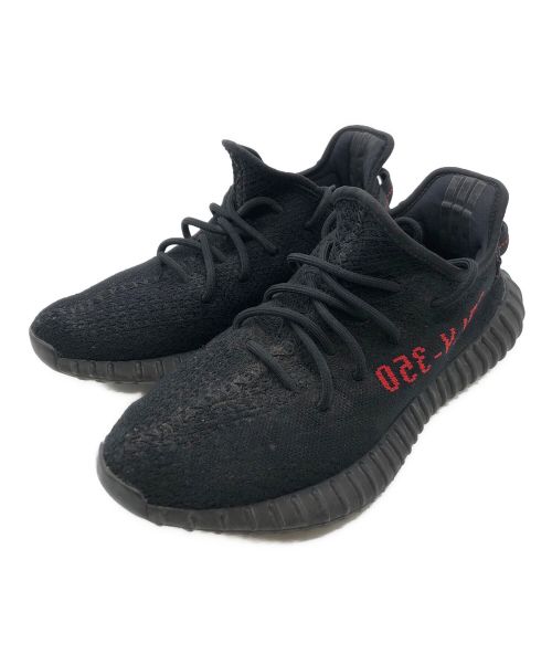 adidas（アディダス）adidas (アディダス) YEEZY BOOST350V2 ブラック×レッド サイズ:27.5cmの古着・服飾アイテム