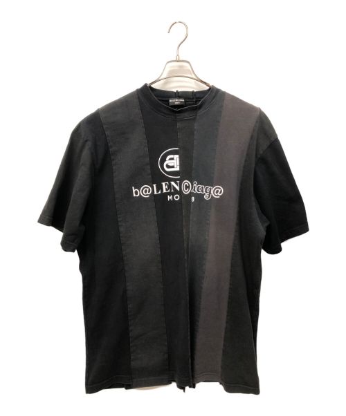 BALENCIAGA（バレンシアガ）BALENCIAGA (バレンシアガ) 再構築 Tシャツ ブラック×グレー サイズ:Mの古着・服飾アイテム