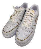 NIKEナイキ）の古着「AIR FORCE 1 LOW CR7 BY YOU」｜ホワイト×ゴールド