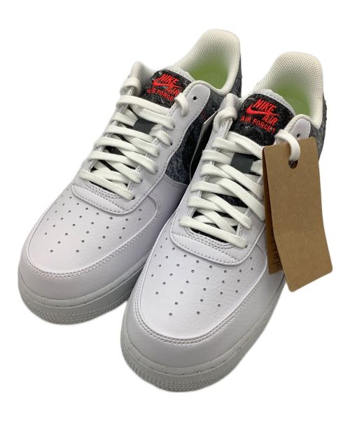 NIKE（ナイキ）NIKE (ナイキ) Nike Air Force 1 Low 07 LV8 Recycled Wool Pack グレー×ホワイト サイズ:SIZE 28cm 未使用品の古着・服飾アイテム