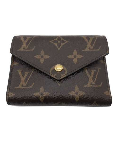 LOUIS VUITTON（ルイ ヴィトン）LOUIS VUITTON (ルイ ヴィトン) ポルトフォイユ・ヴィクトリーヌ ブラウン×ピンクの古着・服飾アイテム