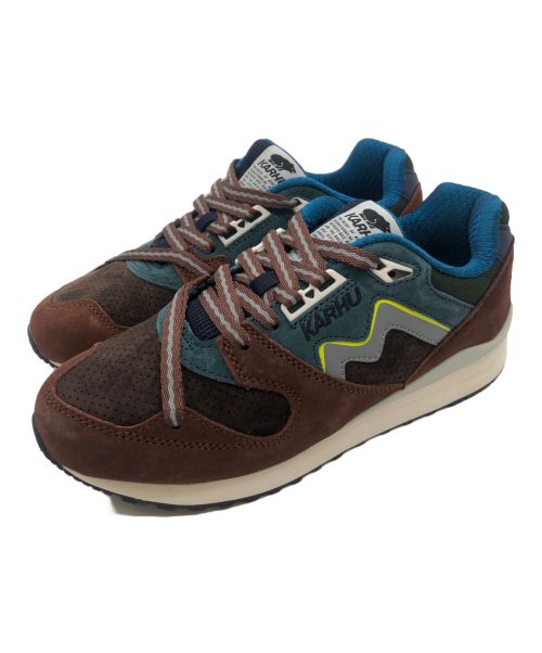 KARHU（カルフ）KARHU (カルフ) ローカットスニーカー ブラウン×ブルー サイズ:24.5cmの古着・服飾アイテム