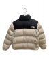 THE NORTH FACE (ザ ノース フェイス) SHORT NUPTSE JACKET(ショートヌプシジャケット) ベージュ×ブラック サイズ:SIZE M：20000円