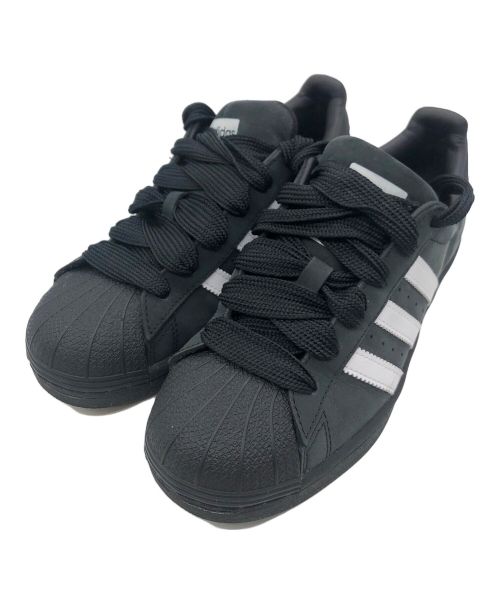 adidas（アディダス）adidas (アディダス) SUPER STAR ブラック×ホワイト サイズ:SIZE 22.5cmの古着・服飾アイテム