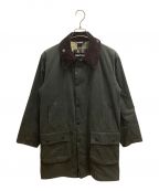 Barbourバブアー）の古着「BORDER WAX JACKET（ボーダーワックスジャケット）」｜カーキ