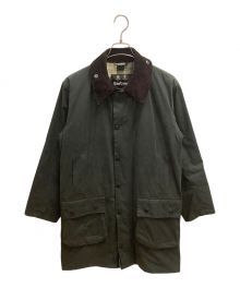 Barbour（バブアー）の古着「BORDER WAX JACKET（ボーダーワックスジャケット）」｜カーキ