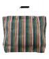 MARNI (マルニ) MARKET STRIPE BAG グリーン×オレンジ：12000円