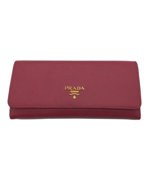 PRADA（プラダ）PRADA (プラダ) 長財布 ピンクの古着・服飾アイテム