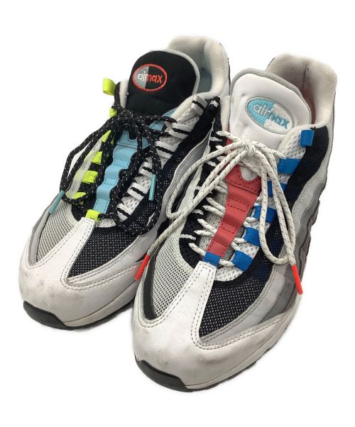 NIKE（ナイキ）NIKE (ナイキ) AIR MAX 95 QS グレー×ホワイト サイズ:SIZE 26.5cmの古着・服飾アイテム