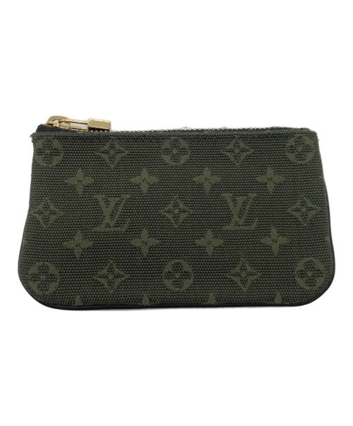 LOUIS VUITTON（ルイ ヴィトン）LOUIS VUITTON (ルイ ヴィトン) ポシェット　クレ　コインケース グリーンの古着・服飾アイテム