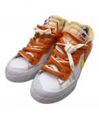 NIKE×sacaiナイキ×サカイ）の古着「BLAZER LOW 'MAGMA ORANGE」｜ホワイト×オレンジ