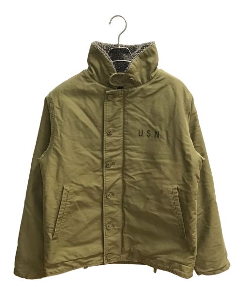 NAVY DEPARTMENT（ネイビーデパートメント）NAVY DEPARTMENT (ネイビーデパートメント) デッキジャケット オリーブ サイズ:SIZE 40の古着・服飾アイテム